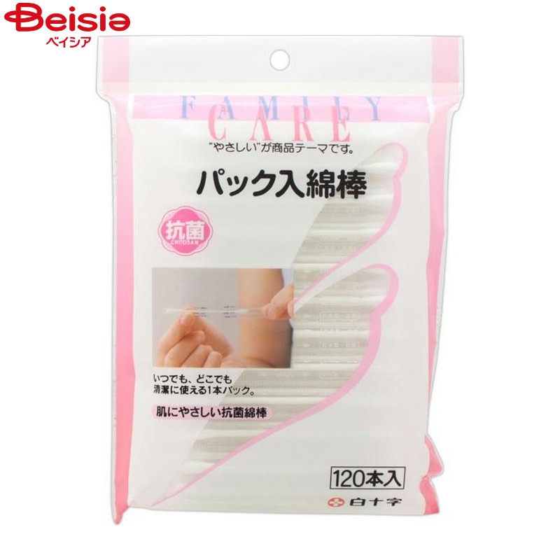 白十字 FC パック入綿棒 120本入