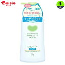 牛乳石鹸共進社 カウブランド無添加シャンプーさらさらポンプ付 500ml×4個