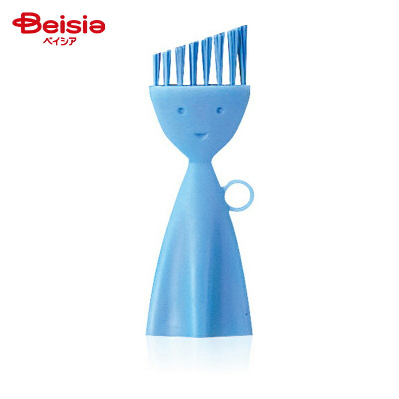 マーナ お弁当箱洗いブラシ K187B ブルー