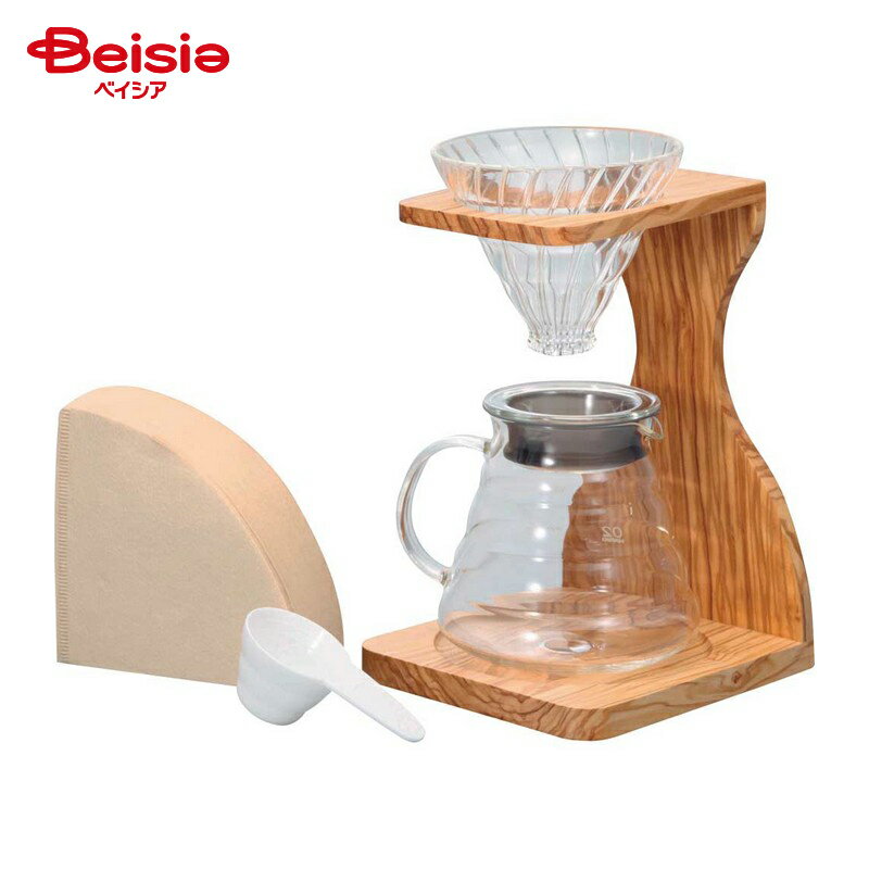 ウッドスタンドセット耐熱ガラスドリッパー | 耐熱ガラス ドリッパー セット ウッドスタンド ウッドスタンド ドリッパー 耐熱ガラス セット ウッドスタンド コーヒー 耐熱ガラス ドリッパー