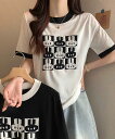 予約商品 大きいサイズ レディース ニットシャツ tシャツ ニット 半袖 カットソー ウサギ 韓国ファッション 大人 30代 40代 50代