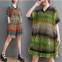 予約商品 大きいサイズ レディース セットアップ 上下セット tシャツ ショートパンツ メッシュ グラデ タイダイ フリーサイズ 大人カジュアル