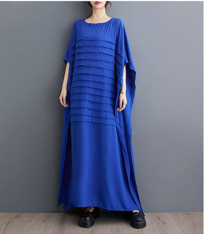 予約商品 大きいサイズ レディース ゆったりオーバーサイズ ロング ワンピース 体型カバー 段ギャザーデザイン 無地 マキシ丈 大人 30..