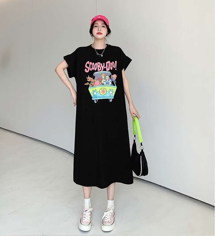 予約商品 ワンピース ロング丈 マキシ丈 カジュアル 半袖 ボーダーデザイン ストライプ クルーネック 大きいサイズ レディース レディース 大人 30代 40代 50代