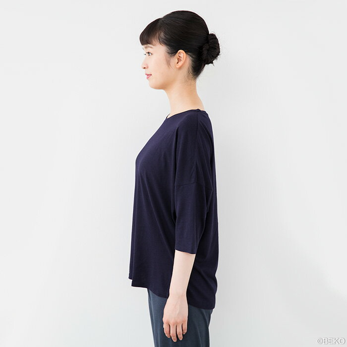 【送料無料】TAKEFU竹布ドルマンスリーブTシャツ(レディース)サービスプラン(メール便送料無料)(開封後返品不可商品)ナファ生活研究所抗菌敏感肌アトピー無農薬オーガニック肌にやさしい天然繊維竹繊維たけふタケフナファインナー