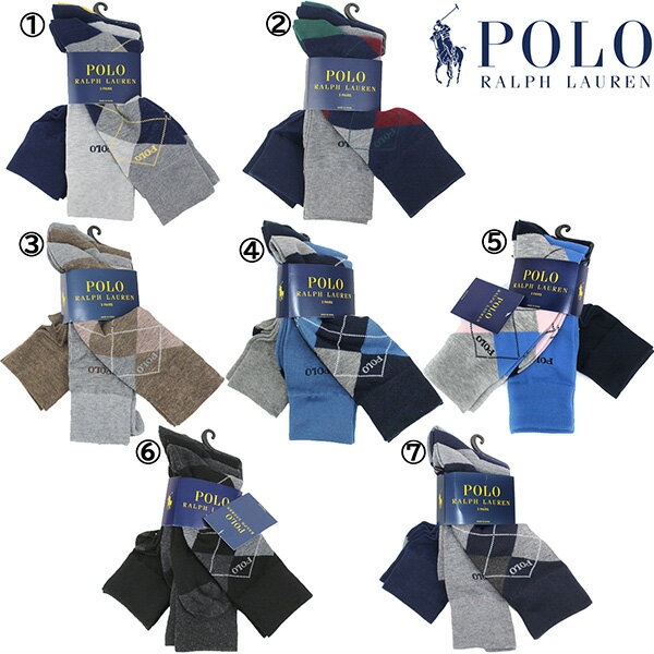 3足セット ポロ ラルフローレン POLO RALPH LAUREN 靴下 ソックス メンズ ブランド ロゴ ビジネス