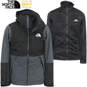 【期間限定価格】ザ・ノースフェイス THE NORTH FACE マウンテンパーカー インナー付き 3in1 ジャケット メンズ ロゴ アウター 防寒 防風 暖か アウトドア