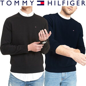 トミーヒルフィガー セーター メンズニット Uネック Tommy Hilfiger メンズ ゴルフ ロゴ アメカジ コットン オシャレ 長袖 トップス 通学 制服