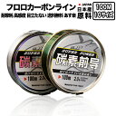 【2個以上で10 OFFクーポン有】 100円OFF フロロカーボン フロロ ライン ショックリーダー 1.0号〜10.0号 耐摩耗 高感度水中で目立たない 沈みやすい 高比重 巻き癖少ない 耐摩擦 耐ショック性 耐久性 100m コスパ最高 釣り糸 リーダー 釣糸 海釣 送料無料 ジギング アジング