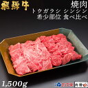 飛騨牛 焼肉 トウガラシ シンシン 食べ比べ 1,500g 1.5kg 8～10人前用 A5 A4 [送料無料] | 和牛 牛肉 焼肉 鍋 結婚内祝い 出産祝い 内祝い お返し ギフト用 シンシン 誕生日 プレゼント