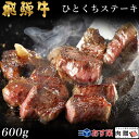 飛騨牛 飛騨牛 焼肉 ひとくち ヒレステーキ 600g 3～6人前用 A5 A4 [送料無料] | 和牛 牛肉 焼肉 鍋 結婚内祝い 出産祝い 内祝い お返し ギフト用 ヒレ 誕生日 プレゼント