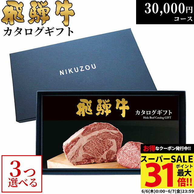 肉セット 父の日 ギフト 早割 プレゼント 飛騨牛カタログギフト GA3コース 3万円 [送料無料] | 敬老の日 内祝い お返し 肉 飛騨牛 出産内祝い ギフトセット 和牛 牛肉 グルメ 食べ物 結婚祝い 出産祝い 誕生日 景品 ギフト券 すき焼き A5 ステーキ 30000円