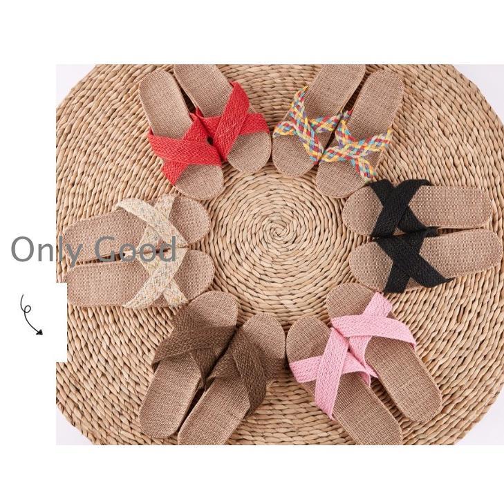 ルームシューズ スリッパ 室内 メンズ レディース 麻 リネン サンダル 涼しい 蒸れない 春 夏 おしゃれ..