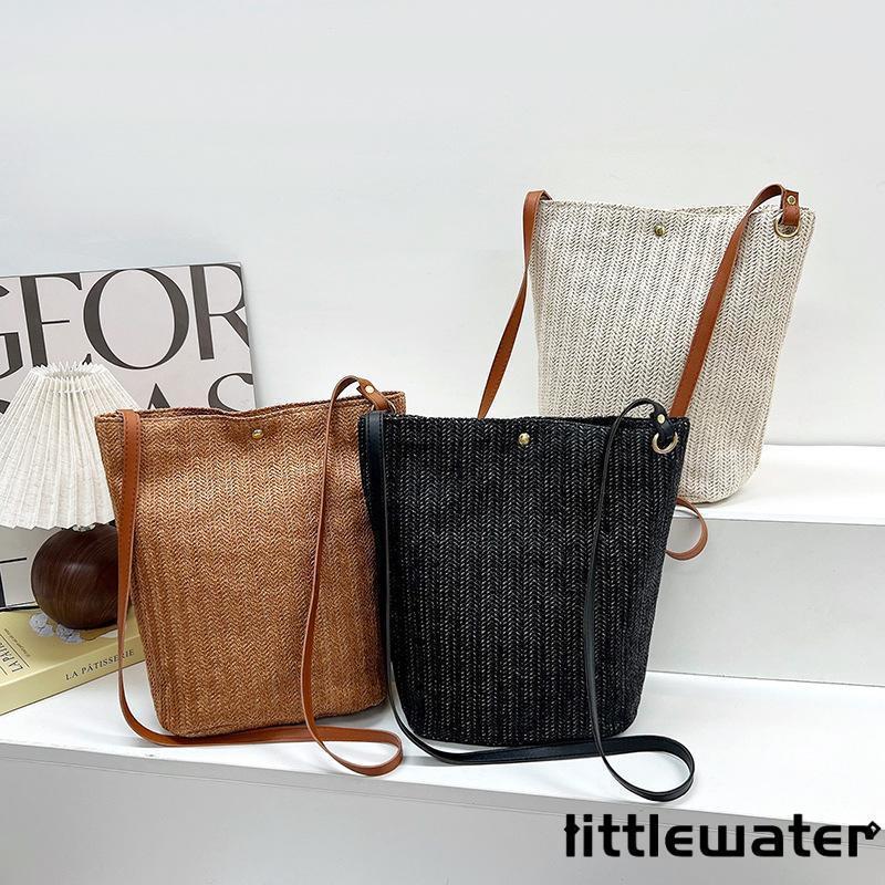 かごバッグ レディース 夏草編みハンドバッグ アウトドア 海辺 手持ち 手提げ 麦わら かばん 可愛いバッグ 編み パーティー お洒落 オシャレ カワイイ