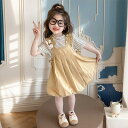 子供服 Tシャツ ワンピース キャミソール 上下セット キッズ 女の子 2点セット キッズ 春夏 半袖 トップス ジャンパースカート 結婚