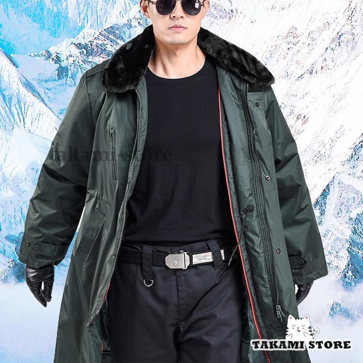 中綿ジャケット 秋冬　ロングダウンコート メンズ ダウンコート ロング メンズ ダ...