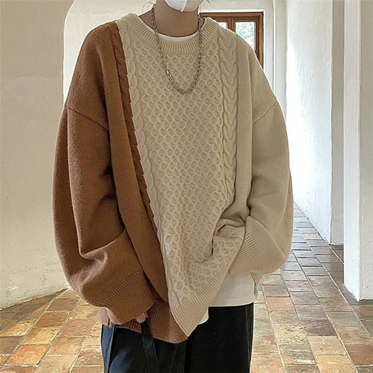 ニットセーターメンズTシャツ秋冬長...