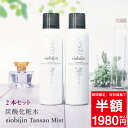楽天スーパーSALE 50%OFF お得な2本セット!化粧水 ミスト 炭酸化粧水 炭酸ミスト 乳酸菌入り 導入美容液 大容量125g/1本当たり TANSAN siobijin MIST 塩美人/しおびじん/シオビジン スプレー