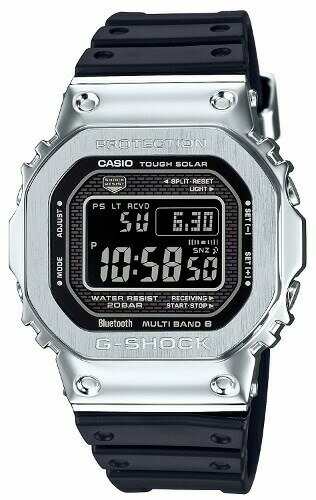 g-shock 腕時計 男性用 ジーショック GMW-B5000-1JF メタルベゼル CASIO カシオ G-SHOCK デジタル 人気 電波ソーラー ブルートゥース搭載 彼氏 合格 進学祝い バンド調整無料 存在感 プレゼントに最適 お祝い 就職祝い 国内正規品 ギフト包装対応