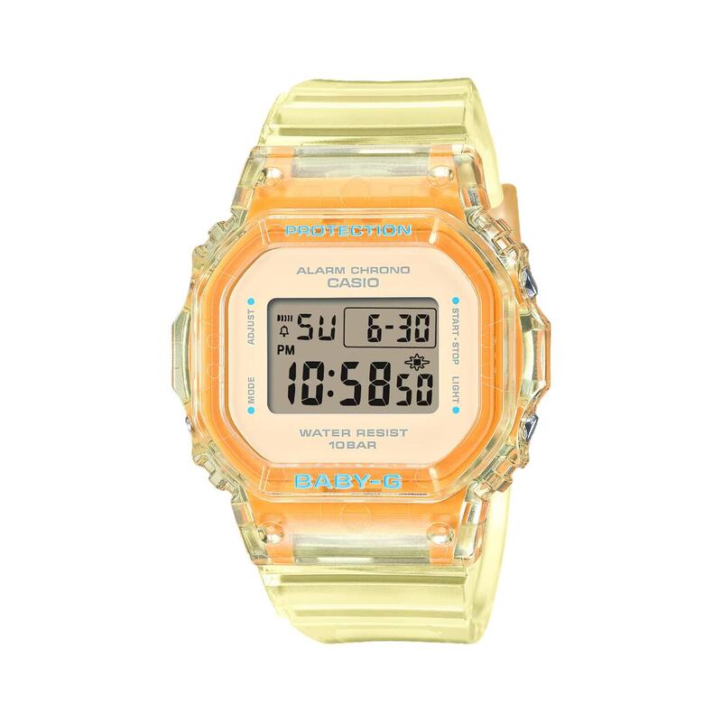 BABY-G カシオ べービージー CASIO baby-g デジタル 腕時計 合格 進学 お祝い 誕生日 記念日 就職祝いに最適 彼女 プレゼント クリスマス 電池式 ブルー スケルトン BGD-565SJ-9JF