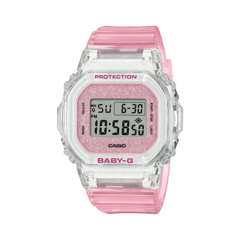 Rakuten - カシオ べービージー CASIO BABY-G baby-g デジタル スケルトン ピンク 合格 進学 お祝い 誕生日 記念日 就職祝いに最適 彼女 プレゼント クリスマス 電池式 黒 ブラック BGD-565GC-2JF