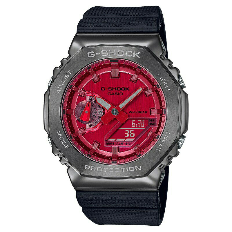 g-shock 腕時計 男性&女性用 カシオ ジーショック CASIO G-SHOCK 八角形 ステンレスベゼル 国内正規品 防水 人気 記念日 お祝い 誕生日 彼氏 プレゼント クリスマス 合格 進学 卒業 就職祝い 還暦 アナログ 電池式 GM-2100B-4AJF