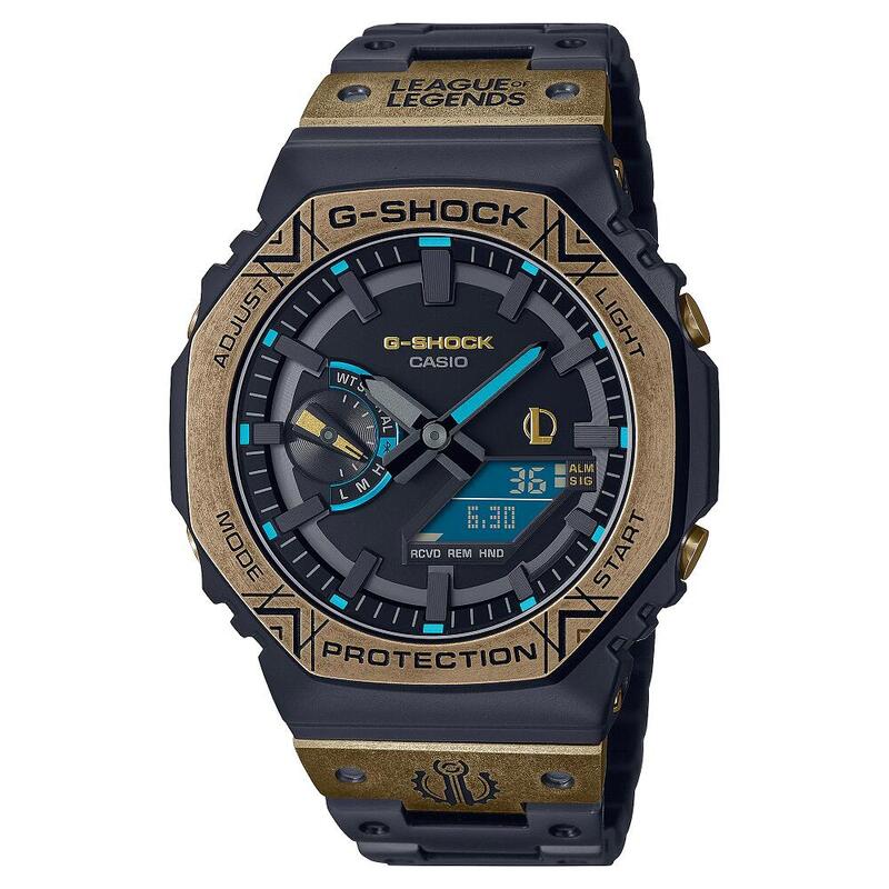 ジーショック g-shock カシオ 八角形 リーグ・オブ・レジェンドコラボ メタルバージョン Bluetooth ブルートゥース ソーラー 人気 記念日 お祝い 誕生日 彼氏 プレゼント クリスマス 就職祝い 還暦 ラッピング無料 GM-B2100LL-1AJR