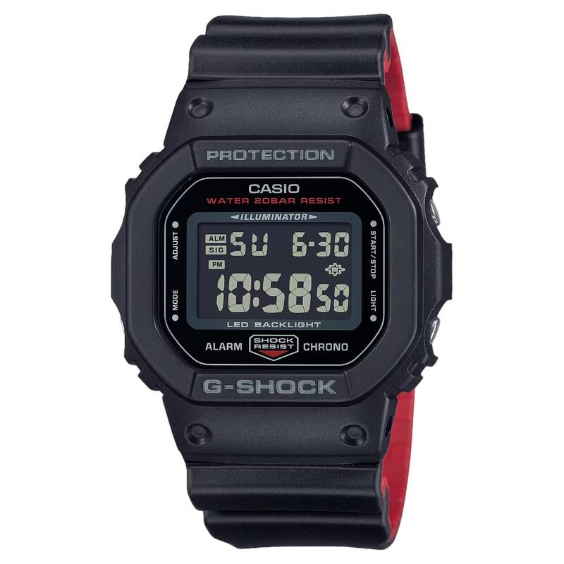 楽天ベルバカンスg-shock 腕時計 ジーショック CASIO カシオ G-SHOCK 男性用 国内正規品 デジタル 黒 スクエアー 人気 進学 合格 卒業 お祝い 誕生日 就職祝いに最適 電池式 Solid Colors ソリッドカラーズ DW-5600UHR-1JF