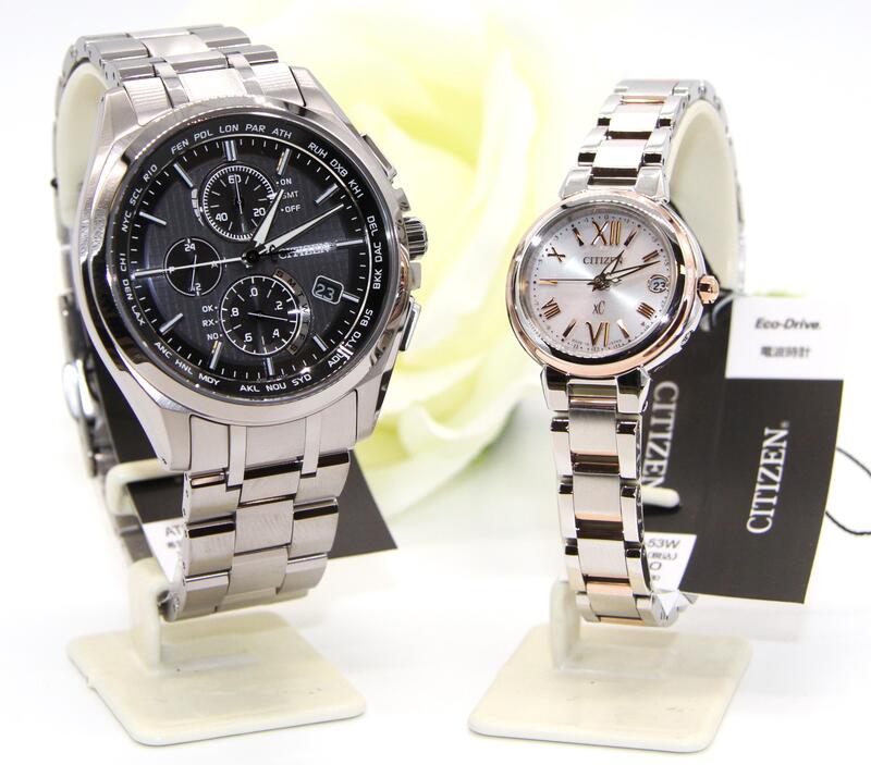 ペアウォッチ シチズン ctizen ペア腕時計 アテッサ クロスシー 電波時計 カレンダー付 アナログ ラッピング無料 人気 結婚記念日 退職祝い お揃い 記念日 結婚祝い 彼氏 彼女 夫婦 誕生日 贈り物 クリスマスプレゼント AT8040-57E ES9434-53W