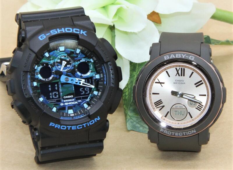 ペアウォッチ gショック CASIO ジーショック ベビージー 腕時計 正規品 記念日 誕生日 カップル 贈り物 夫婦 婚約 結婚 人気 プレゼント 送料無料 ペアウオッチ Gショック G-SHOCK BABY-G ペア腕時計 カシオ 2本セットGA-100CB-1AJF BGA-290-5AJF