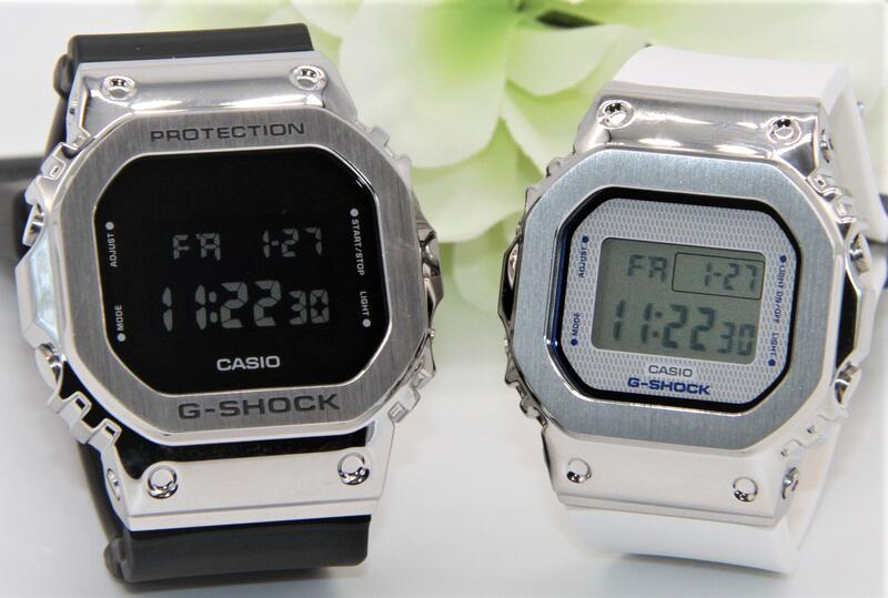 カシオ ペアウォッチ gショック ベビージー ペア腕時計 ラッピング無料 人気 結婚記念日 退職祝い お揃い 記念日 結婚祝い 彼氏 彼女 夫婦 誕生日 贈り物 クリスマス スクエア 5600 デジタル 電池式 GM-5600U-1JF GM-S5600LC-7JF
