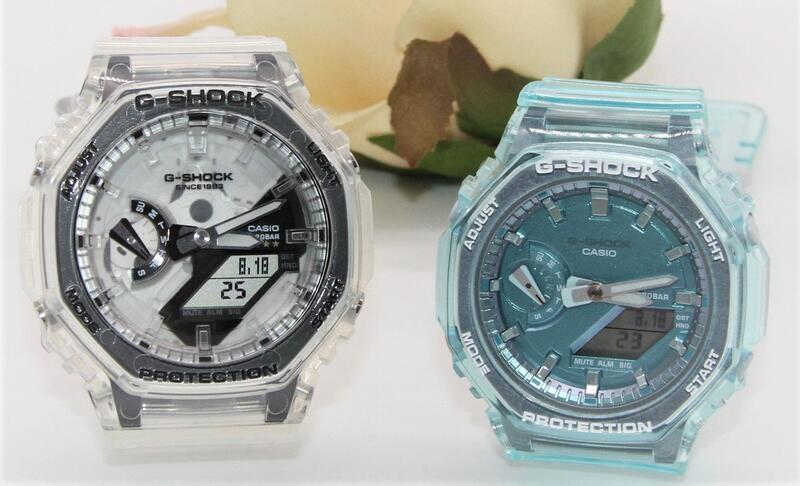 gショック ペアウォッチ カシオ CASIO ジーショック&ミッドサイズ 八角形 正規品 スケルトンペア 記念日 誕生日 カップル 贈り物 夫婦 婚約 結婚 人気 プレゼント 送料無料 ペアウオッチ カシオ 2本セット GA-2140RX-7AJR GMA-S2100SK-2AJF