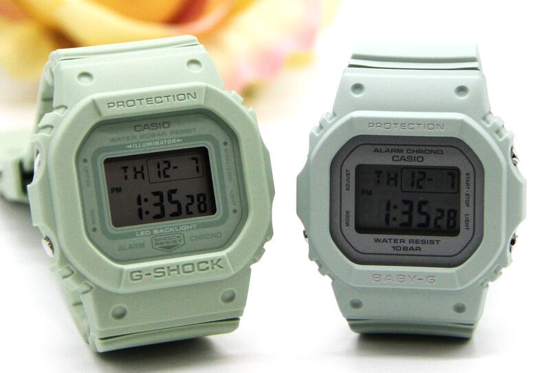 カシオ ペアウォッチ gショック baby-g ミッドサイズ ペア腕時計 お揃いペア グリーン 防水 人気 結婚記念日 退職祝い お揃い 記念日 結婚祝い 彼氏 彼女 夫婦 誕生日 贈り物 クリスマスプレゼント デジタル GMD-S5600BA-3JF BGD-565SC-3JF
