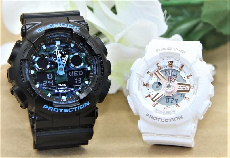 ڥå gå CASIO å ٥ӡ  ǰ  åץ £ʪ   뺧 ͵ ץ쥼 ̵ ڥå gå Gå G-SHOCK BABY-G ڥӻ  2ܥå GA-100CB-1AJF BA-110XRG-7AJF