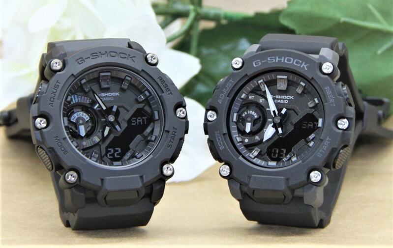 カシオ ペアウォッチ gショック ベビージー ペア腕時計 ラッピング無料 人気 結婚記念日 退職祝い お揃い 記念日 結婚祝い 彼氏 彼女 夫婦 誕生日 贈り物 クリスマス クオーツ 黒 アナログ 電池式 GA-2200BB-1AJF GMA-S2200-1AJF