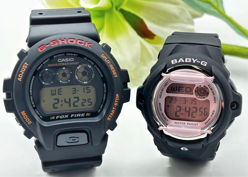 ペアウォッチ gショック CASIO ジーショック ベビージー 正規品 記念日 誕生日 カップル 贈り物 夫婦 婚約 結婚 人気 プレゼント 送料無料 ペアウオッチ gショック Gショック ペア腕時計 ブラック カシオ 2本セット DW-6900UB-9 BG-169U-1CJF