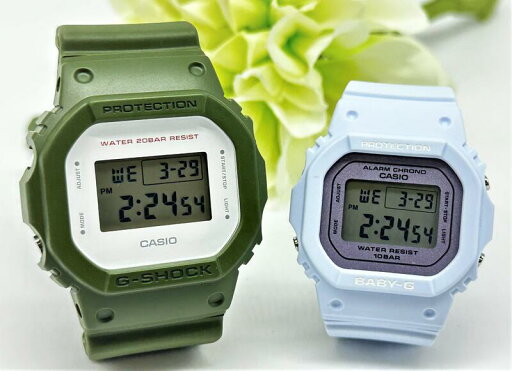 ペアウォッチ gショック CASIO ジーショック ベビージー 腕時計 正規品 記念日 誕生日 カップル 贈り物 夫婦 クリスマス 婚約 結婚 人気 プレゼント 送料無料 デジタル スクエアー グリーン&ブルー 2本セット DW-5600M-3JF BGD-565SC-2JF ペアウォッチ gショック CASIO ジーショック ベビージー 腕時計 正規品 記念日 誕生日 カップル 贈り物 夫婦 クリスマス 婚約 結婚 人気 プレゼント 送料無料 デジタル スクエアー グリーン&ブルー 2本セット DW-5600M-3JF BGD-565SC-2JF