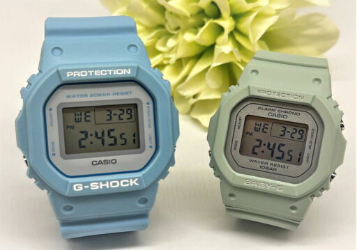 ペアウォッチ gショック CASIO ジーショック ベビージー 腕時計 正規品 記念日 誕生日 カップル 贈り物 夫婦 クリスマス 婚約 結婚 人気 プレゼント 送料無料 デジタル スクエアー ブルー&グリーン 2本セット DW-5600SC-2JF BGD-565SC-3JF ペアウォッチ gショック CASIO ジーショック ベビージー 腕時計 正規品 記念日 誕生日 カップル 贈り物 夫婦 クリスマス 婚約 結婚 人気 プレゼント 送料無料 デジタル スクエアー ブルー&グリーン 2本セット DW-5600SC-2JF BGD-565SC-3JF