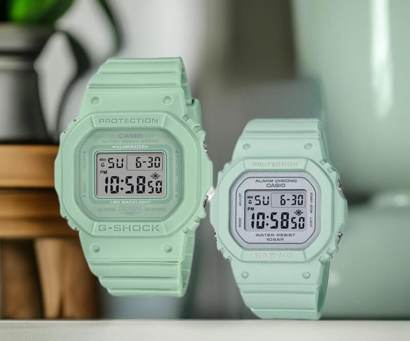 カシオ ペアウォッチ gショック baby-g ミッドサイズ ペア腕時計 お揃いペア グリーン 防水 人気 結婚記念日 退職祝い お揃い 記念日 結婚祝い 彼氏 彼女 夫婦 誕生日 贈り物 クリスマスプレゼント デジタル GMD-S5600BA-3JF BGD-565SC-3JF