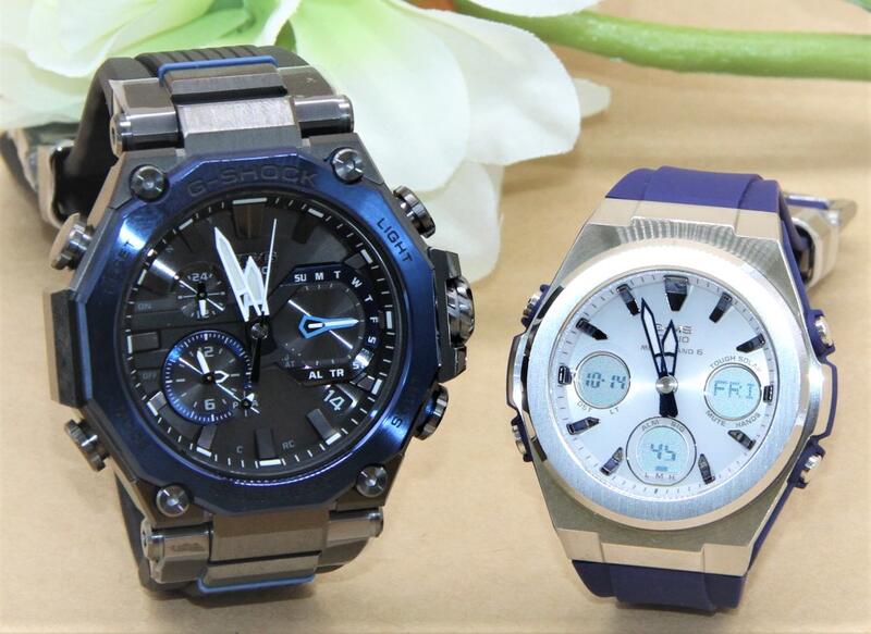 ジーショックペアウォッチ ペアカップル g-shock baby-g 腕時計 防水 ブルートゥース 防水 MTG G-ms 人気 記念日 誕生日 プレゼント お祝い 就職祝い 還暦 クリスマス 人気 ラッピング無料 MTG-B2000B-1A2JF MSG-W600-2AJF