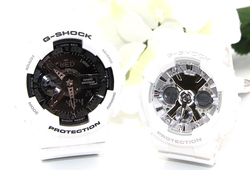 ペアウォッチ gショック CASIO ジーショック 腕時計 正規品 記念日 誕生日 贈り物 夫婦 婚約 結婚 人気 プレゼント 送料無料 ペアウオッチ gショック Gショック G-SHOCK ペア腕時計 2本セット GA-110GW-7AJF GMA-S120VA-7AJF