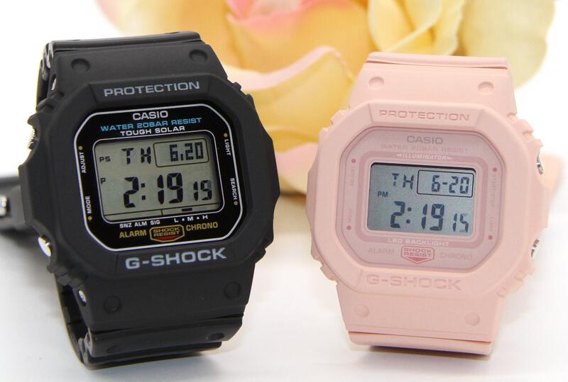 カシオ ペアウォッチ gショック ミッドサイズ ペア腕時計 ラッピング無料 人気 結婚記念日 退職祝い お揃い 記念日 結婚祝い 彼氏 彼女 夫婦 誕生日 贈り物 クリスマス スクエア デジタル G-5600UE-1JF GMD-S5600BA-4JF