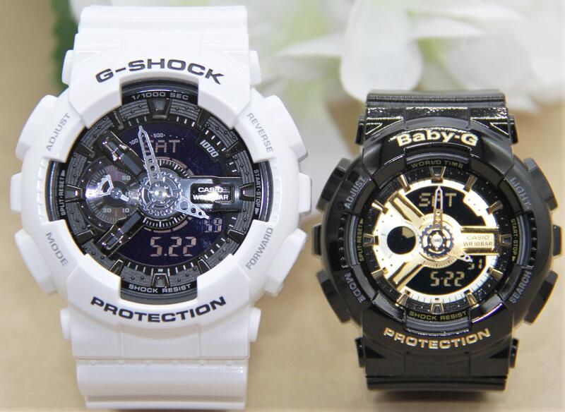 ڥå gå CASIO å ٥ӡ  ǰ  åץ £ʪ   뺧 ͵ ץ쥼 ̵ ڥå gå Gå G-SHOCK BABY-G ڥӻ  2ܥå GA-110GW-7AJF BA-110-1AJ...