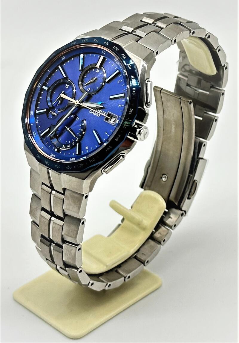 OCEANUS カシオ オシアナス 腕時計 ペアウオッチ 結納返し 記念日 揃い ペア クリスマス 就職祝い 誕生日 お祝い 彼氏 プレゼント ご褒美 電波時計 ラッピング無料 電池交換不要 スリム 薄型 還暦祝い OCW-S5000F-2AJF OCW-70PJ-7AJF