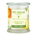 PET HOUSE キャンドル フレッシュシトラス L ソイワックス 消臭