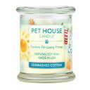 PET HOUSE キャンドル サンウォッシュドコットン L ソイワックス 消臭