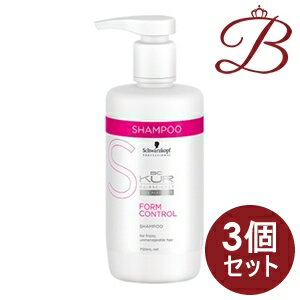 【×3個】シュワルツコフ BCクア フォルムコントロール シャンプー 750mL