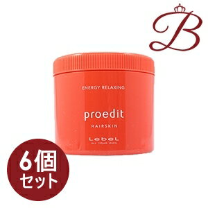 【×6個】ルベル プロエディット ヘアスキン エナジーリラクシング 360g