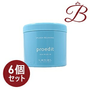 【×6個】ルベル プロエディット ヘアスキン スプラッシュリラクシング 360g