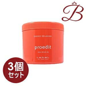 【×3個】ルベル プロエディット ヘアスキン エナジーリラクシング 360g